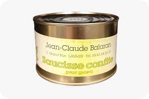Saucisse confite